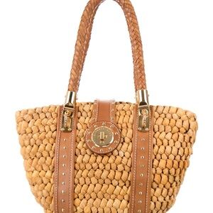 Braided Tan Tote Bag
